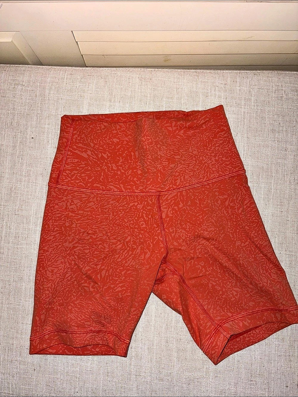 lululemon Align High-Rise Short 6" orange Size 4
